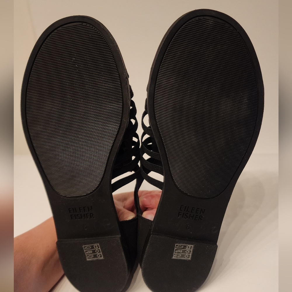 Eileen Fisher Rato Stretch Slip-On Fisherman Sandals size 6 - Picture 10 of 11
